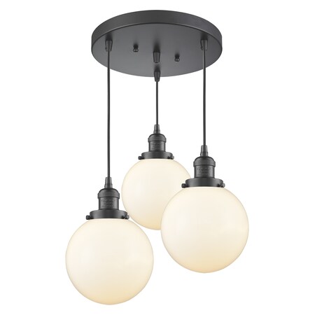 Innovations Lighting 3 Light Multi-Pendant 211/3-OB-G201-8